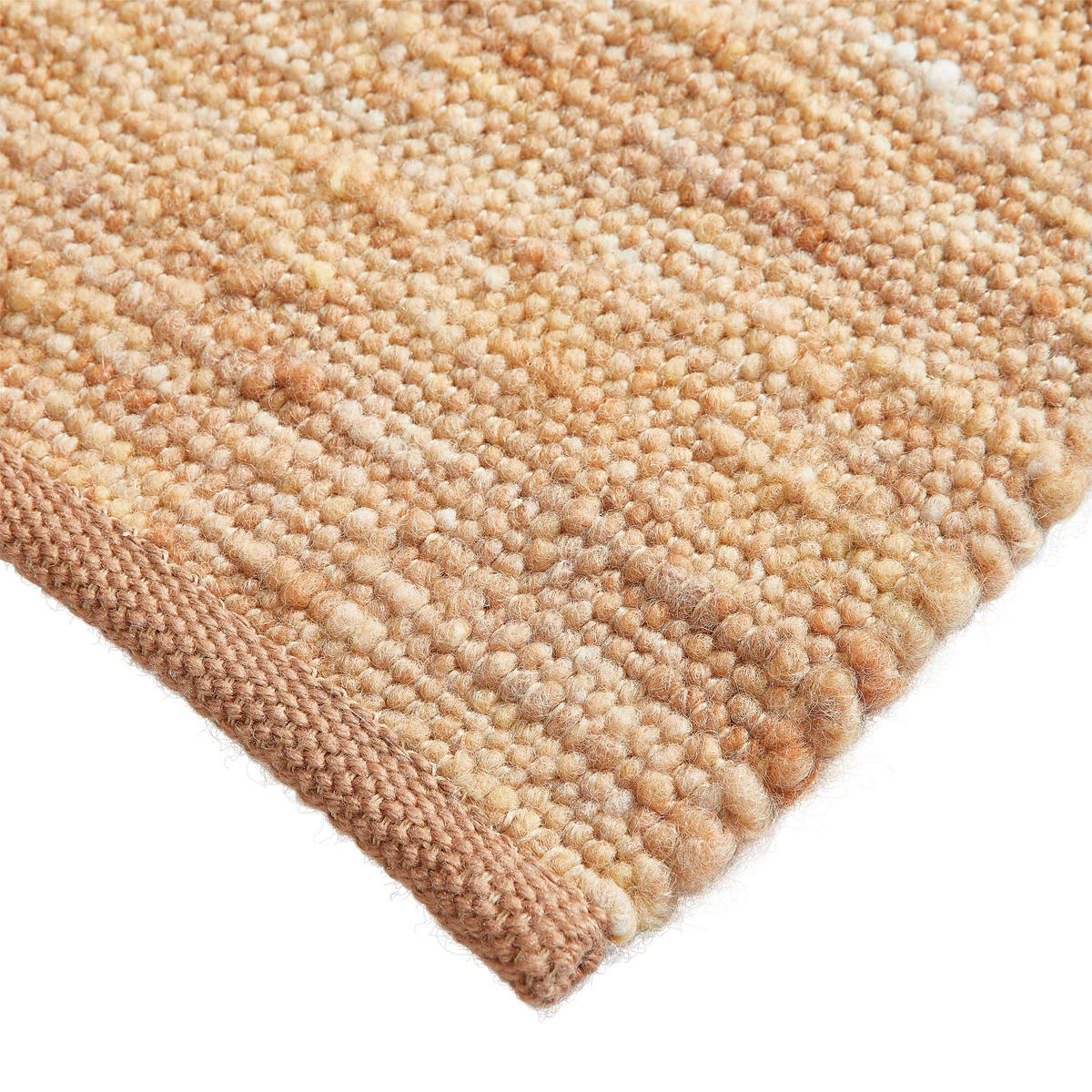 HANDWEBTEPPICH 130/190 cm Freising  - Beige/Orange, Konventionell, Textil (130/190cm) - Linea Natura