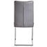 SCHWINGSTUHL in Leder, Metall Dunkelgrau - Edelstahlfarben/Dunkelgrau, Design, Leder/Metall (45,5/95,5/62cm) - Novel SCHWINGSTUHL in Leder, Metall Dunkelgrau - Edelstahlfarben/Dunkelgrau, Design, Leder/Metall (45,5/95,5/62cm) - Novel