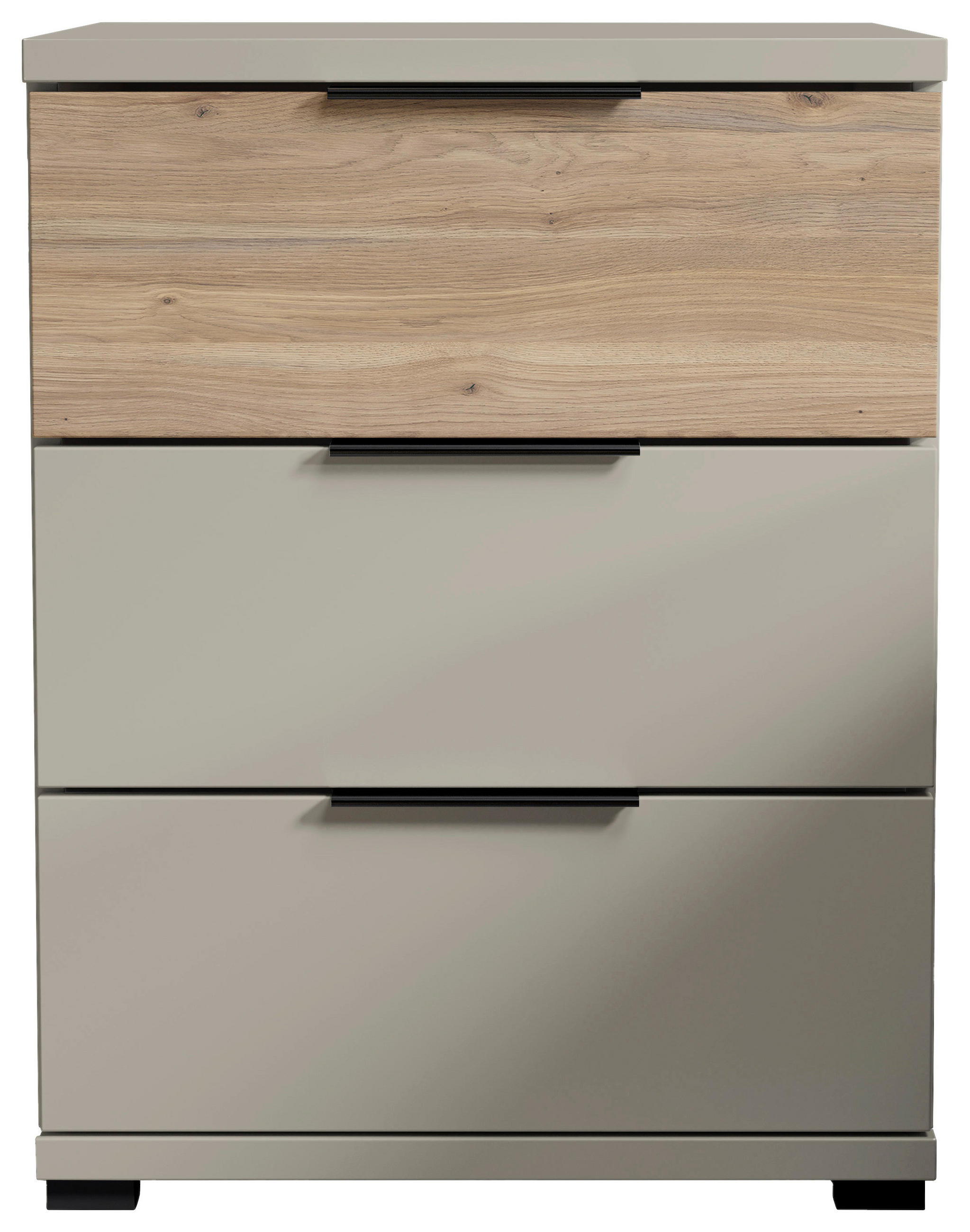 NACHTSCHRANK 46/61/42 cm  - Kaschmir/Eichefarben, Trend, Holzwerkstoff/Kunststoff (46/61/42cm) - Boxxx