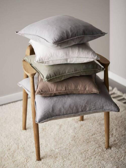 KISSENHÜLLE Julie 45/45 cm  - Weiß, Basics, Textil (45/45cm)