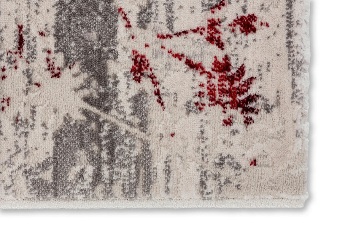 WEBTEPPICH 133/190 cm Antea Rot  - Rot, KONVENTIONELL, Textil (133/190cm)