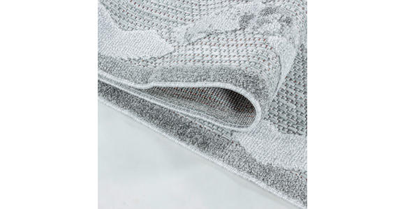 FLACHWEBETEPPICH 140/200 cm Bahama Grau - Grau, Design, Textil (140/200cm) - Novel