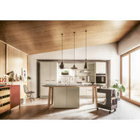 EINBAUKÜCHE   - Sandfarben/Grau, Design, Holzwerkstoff - Next 125