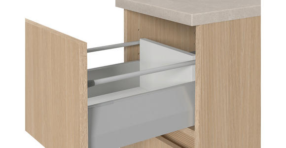 UNTERSCHRANK 30/80/35 cm   - Sandfarben/Eichefarben, KONVENTIONELL, Holzwerkstoff/Kunststoff (30/80/35cm) - Xora