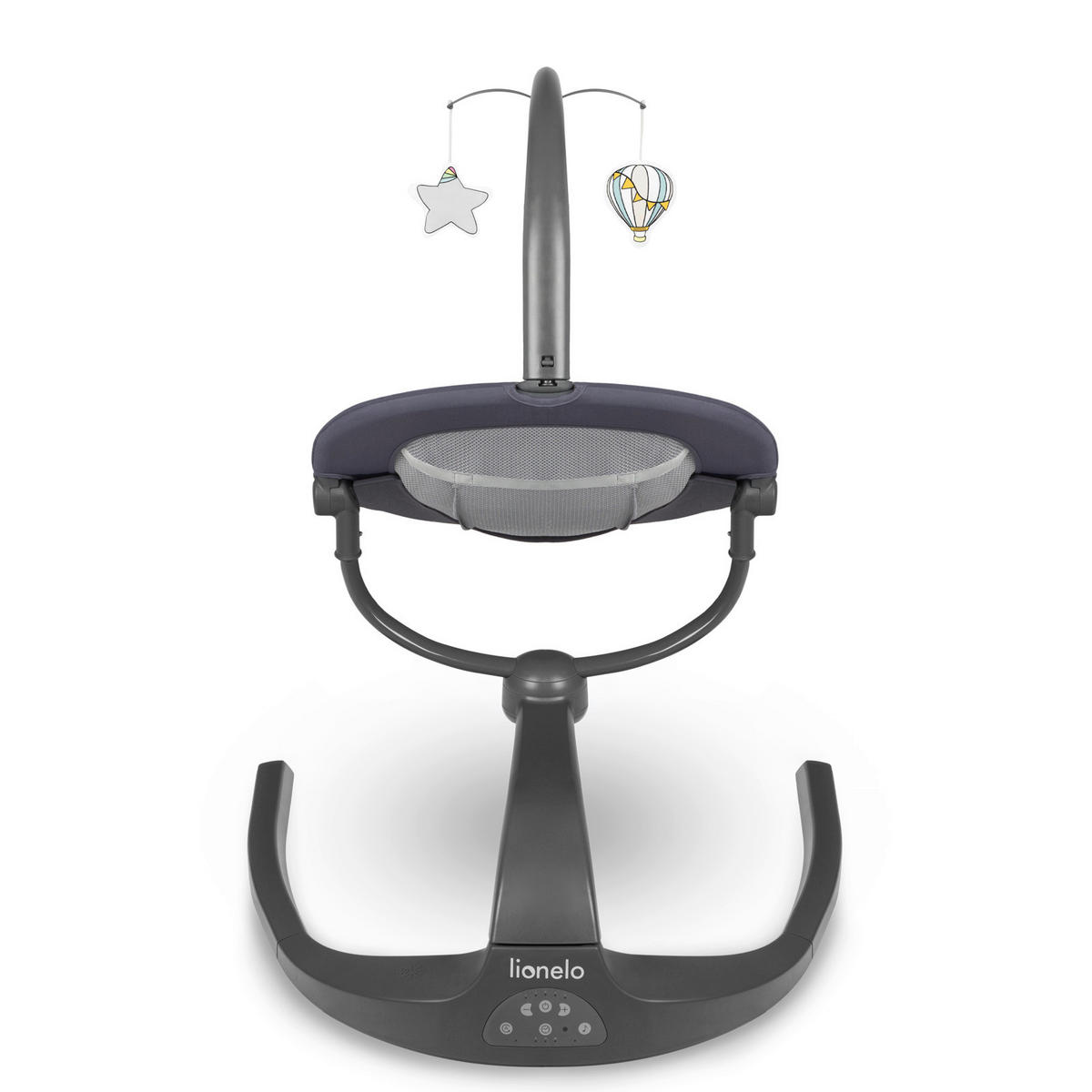 SCHAUKELSESSEL in Grau  - Grau, Basics, Kunststoff (70/65/96cm) - Lionelo