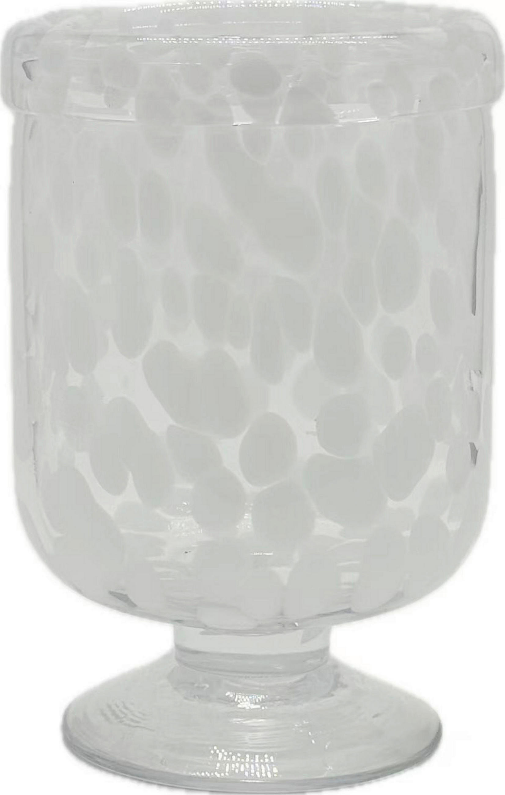 WINDLICHT Klar, Weiß 17/25 cm  - Klar/Weiß, Basics, Glas (17/25cm)