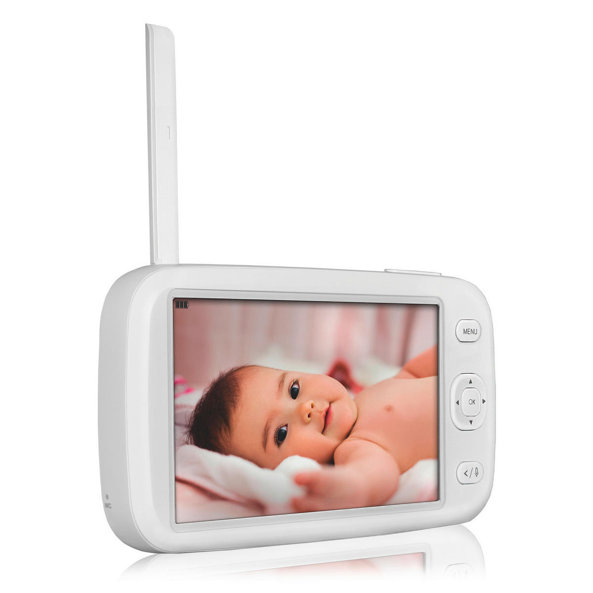 BABYPHONE 50 m Babyline 9.1  - Weiß, Basics, Kunststoff (16/8.3/2cm) - Lionelo