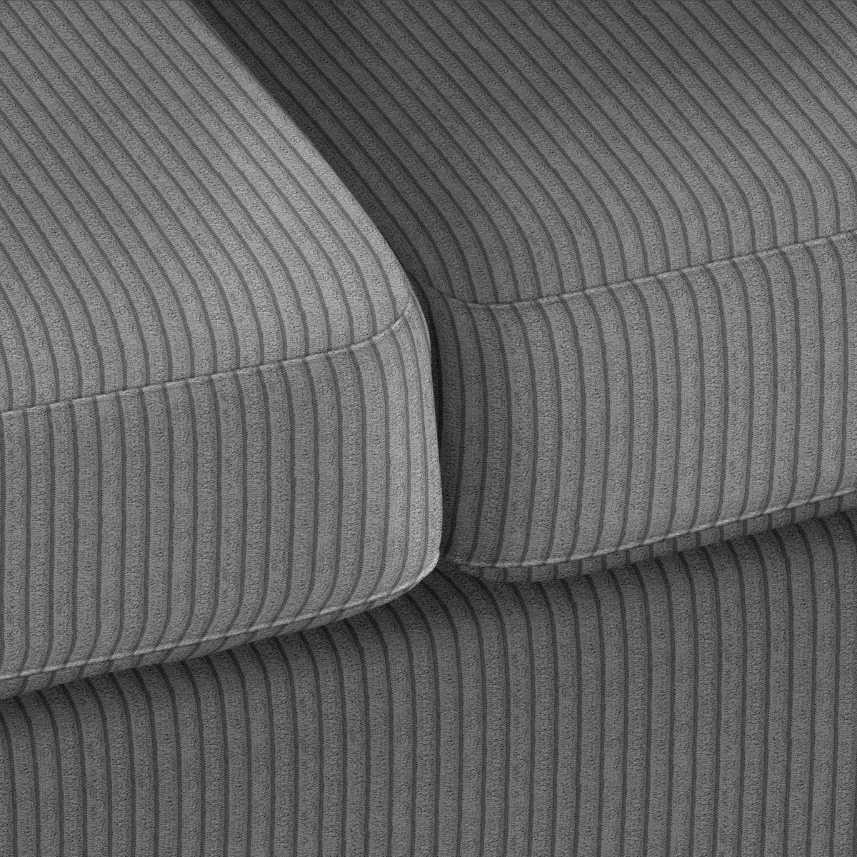 2-SITS SOFFA i textil mörkgrå  - mörkgrå/naturfärgad, trä/textil (190/70-85/95cm) - MID.YOU