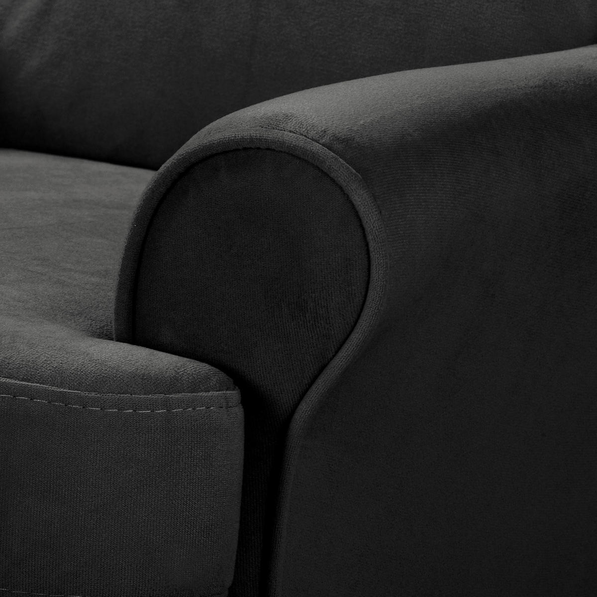 KINDERSESSEL Scandi Mini  - Schwarz, Design, Textil (60/74/69cm) - Livetastic