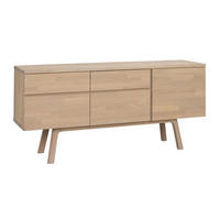SIDEBOARD  170/77/42 cm 2 låda(or)  - ek Bianco, Design, trä (170/77/42cm) - Rowico