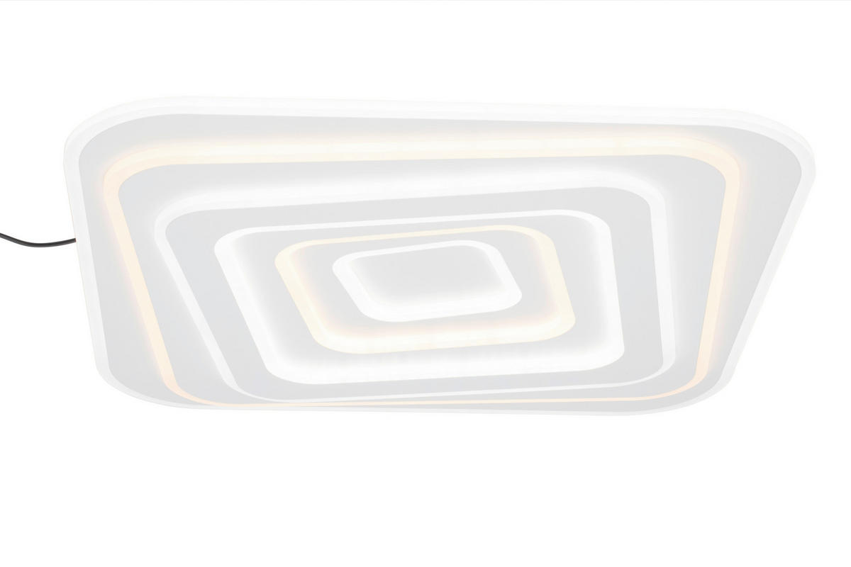 LED-TAKLAMPA 9.2 W 53/53/5,5 cm  - vit, Design, metall/plast (53/53/5,5cm) - Novel