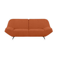 3-SITZER-SOFA Chenille Rostfarben  - Rostfarben, Design, Textil (223/87/96cm) - MID.YOU