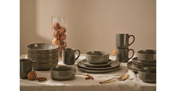 KOMBISERVICE Marbella 20-teilig  - Braun, Trend, Keramik - Novel