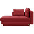 LIEGE in Textil Rot - Eichefarben/Rot, KONVENTIONELL, Holz/Textil (166/96/104cm) - Venda LIEGE in Textil Rot - Eichefarben/Rot, KONVENTIONELL, Holz/Textil (166/96/104cm) - Venda