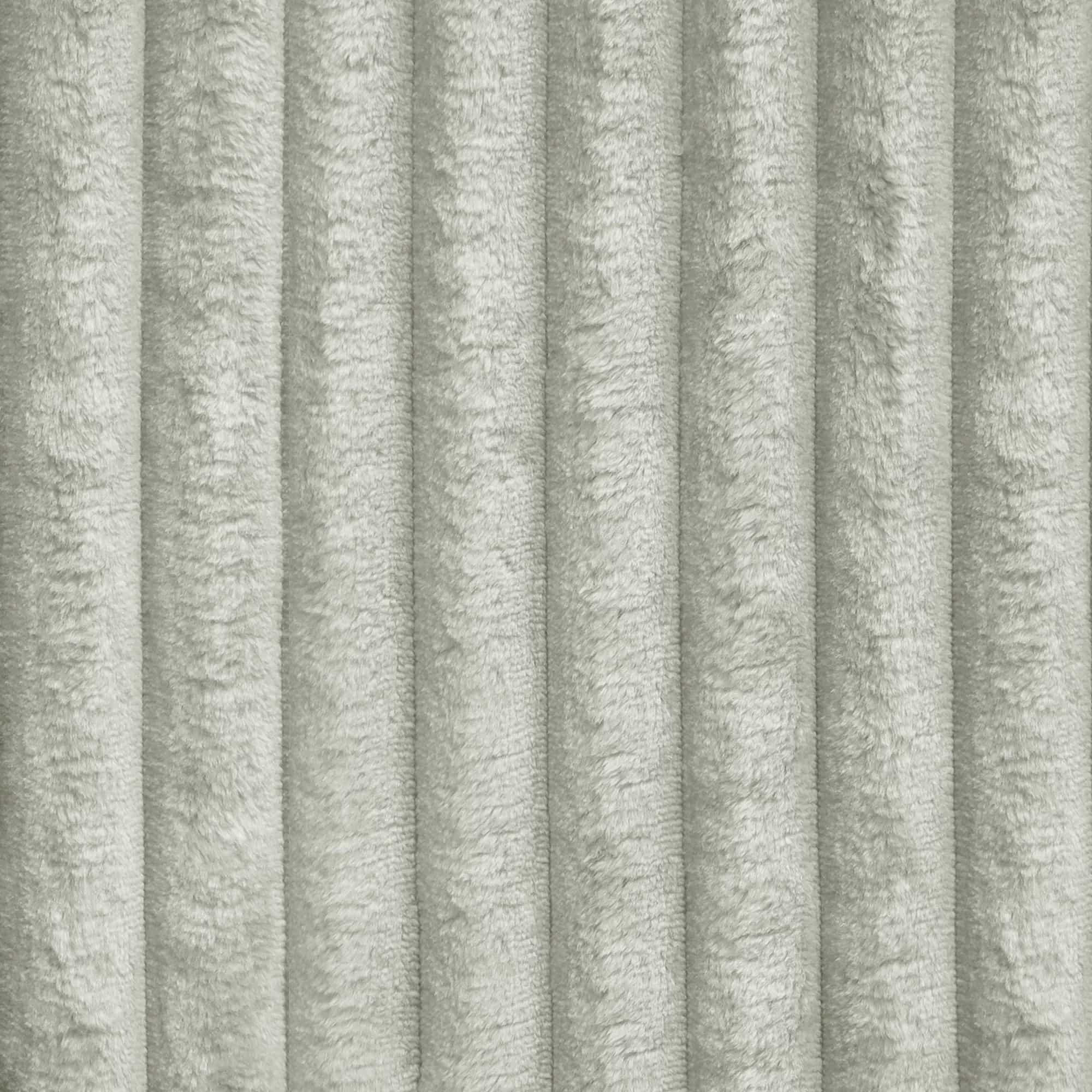 ECKSOFA in Cord Grau  - Schwarz/Grau, Design, Kunststoff/Textil (332/163cm) - Livetastic