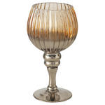 WINDLICHT - Braun, Trend, Glas (10/20cm) - Ambia Home