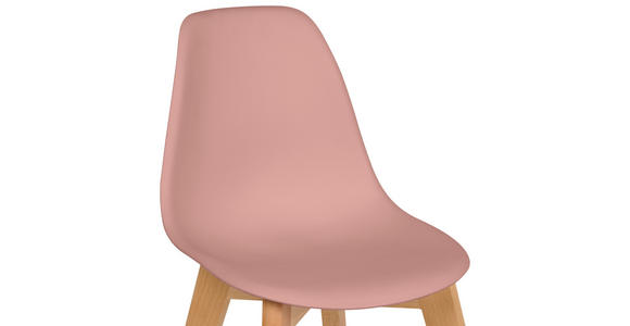 KINDERSTUHL - Buchefarben/Rosa, Trend, Holz/Kunststoff (31/57/38cm) - My Baby Lou