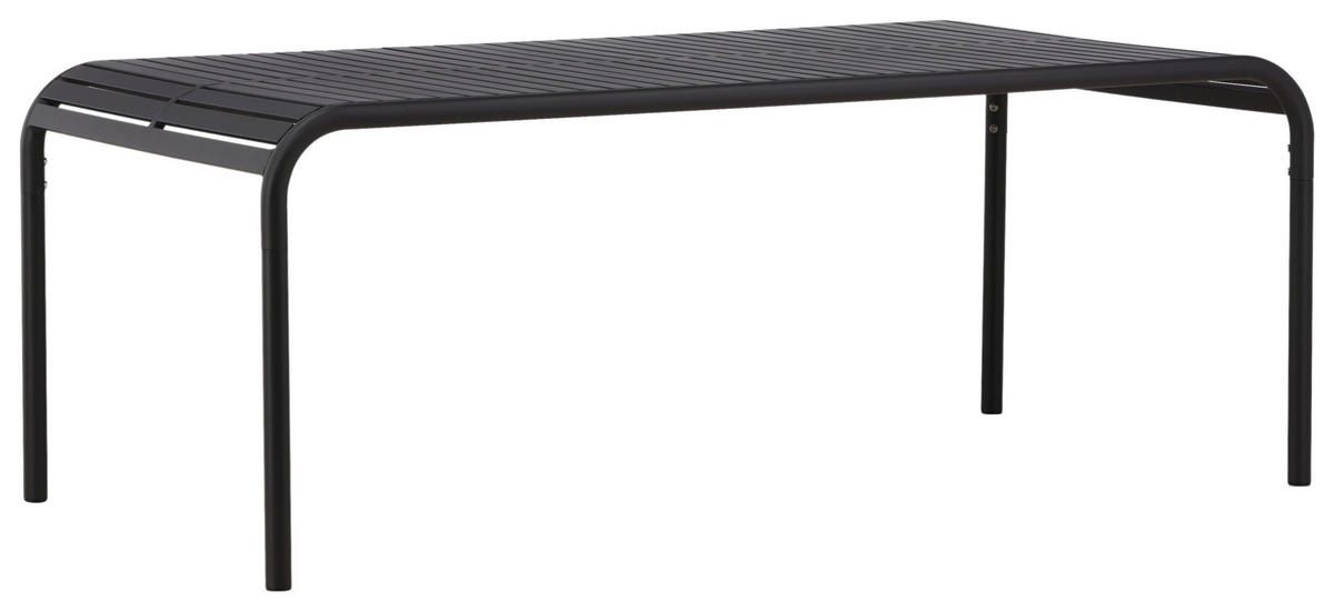 GARTENTISCH Metall Anthrazit rechteckig  - Anthrazit, Basics, Metall (200/100/75cm) - Gardenson