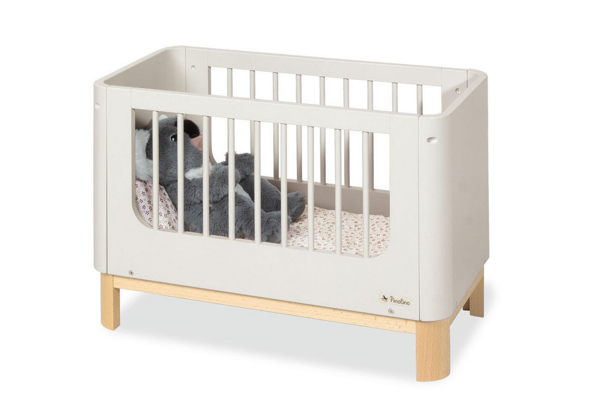 PUPPENBETT - Beige/Naturfarben, Basics, Holz (50/26/34cm) - Pinolino