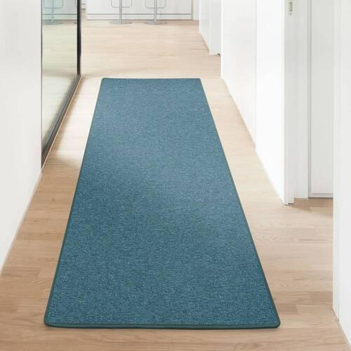 LÄUFER 80/700 cm London Grün  - Grün, Basics, Kunststoff/Textil (80/700cm)