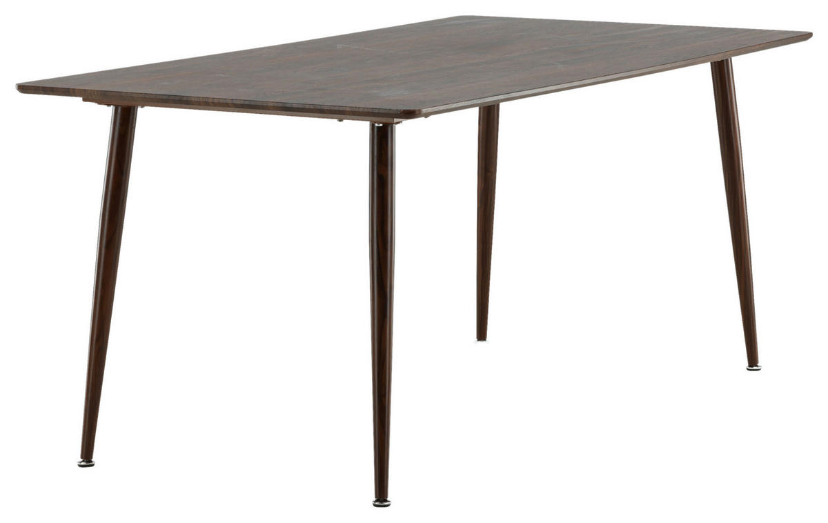 MATBORD i metall, trämaterial 180/90/75 cm   - brun, Design, metall/trämaterial (180/90/75cm) - Livetastic