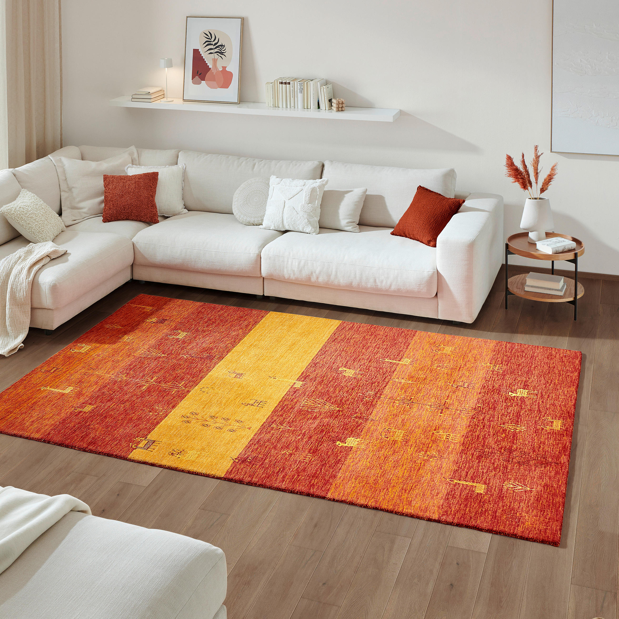 ORIENTTEPPICH 60/90 cm Chasca Rot  - Rot, LIFESTYLE, Textil (60/90cm) - Cazaris