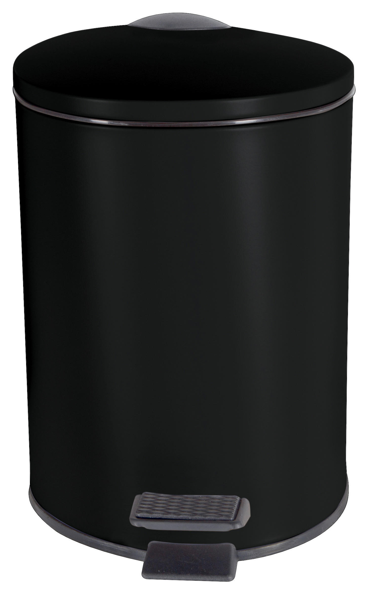 TRETEIMER ADELAR 3 L  - Schwarz, KONVENTIONELL, Kunststoff/Metall (16,80/16,80/22,80cm) - Spirella