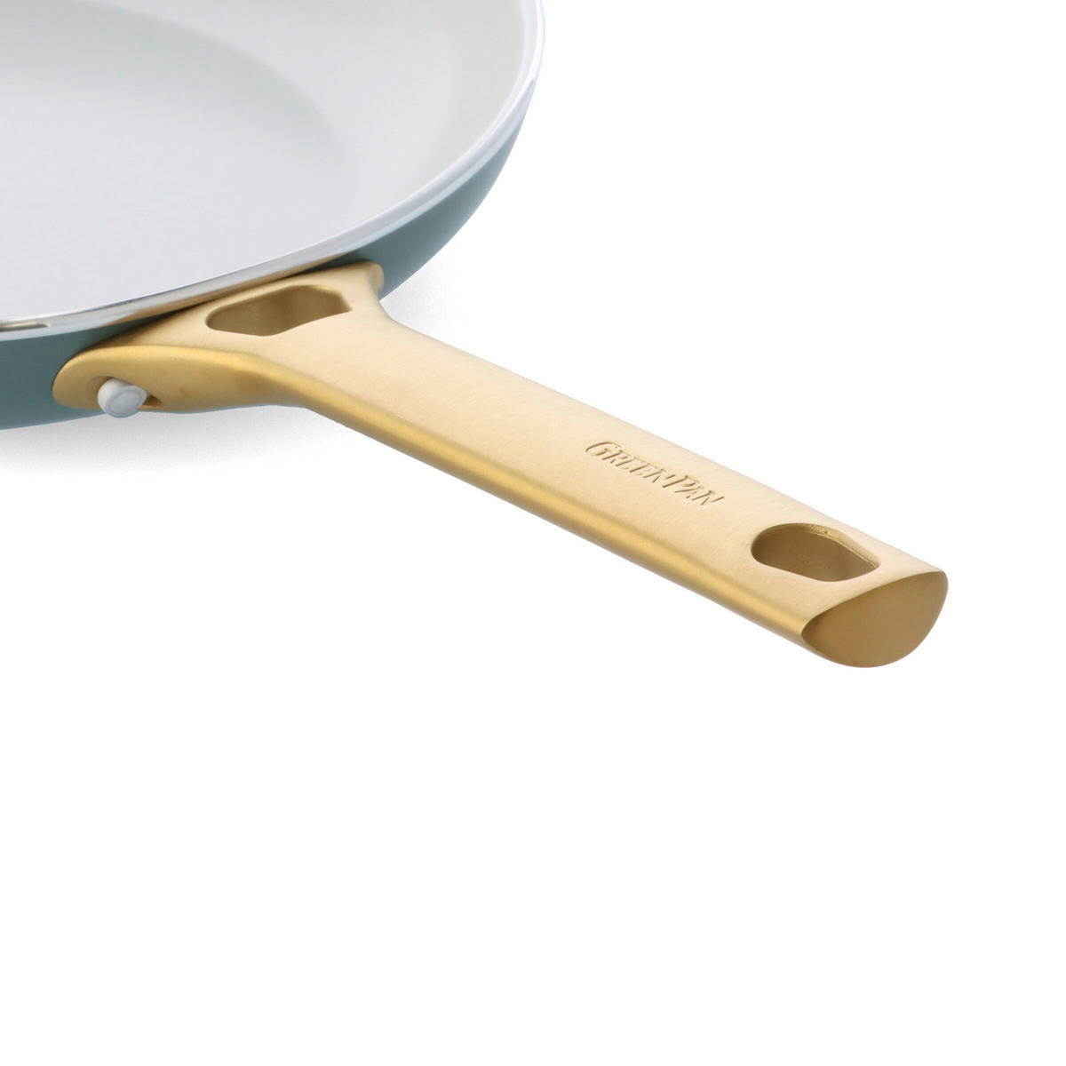 PFANNENSET Padova Reserve Aluminium, Edelstahl 2-teilig  - Goldfarben/Weiß, Basics, Metall (20cm//28cmcm)