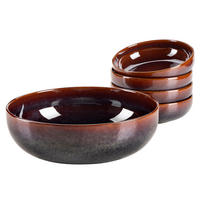 SCHÜSSELSET 5-teilig  - Rotbraun, Basics, Keramik - Mäser