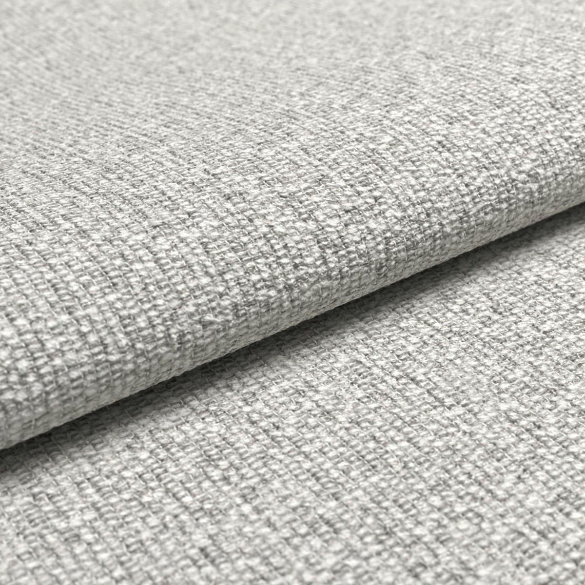 ECKSOFA  in Flachgewebe Silberfarben  175-224/255-365 cm  - Silberfarben/Schwarz, Design, Textil/Metall (175-224/255-365cm) - Dieter Knoll