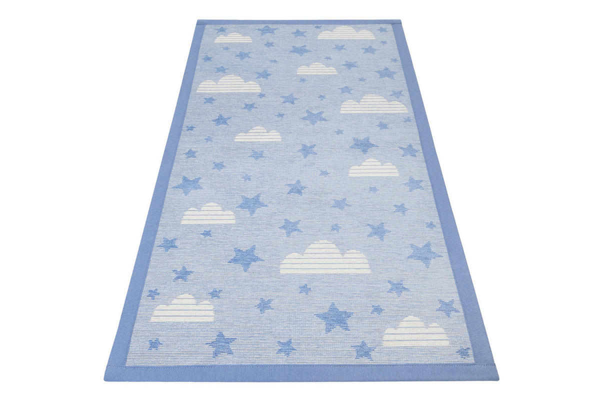 KINDERTEPPICH 70/140 cm Whale Buddy  - Blau/Pastellblau, Trend, Textil (70/140cm) - Esprit