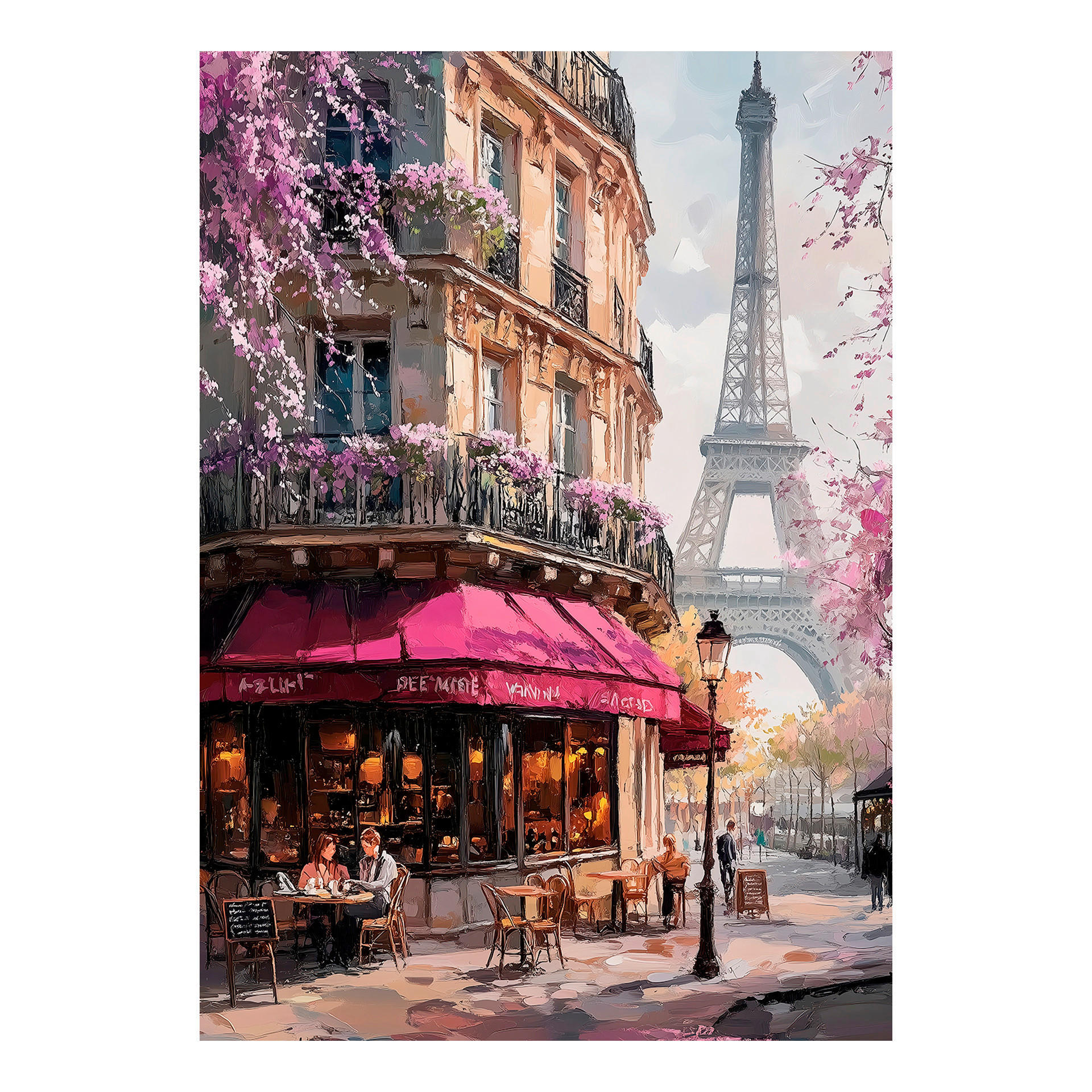 LEINWANDBILD Städte, Architektur 70/100 cm  - Multicolor, Basics, Holz/Textil (70/100cm)