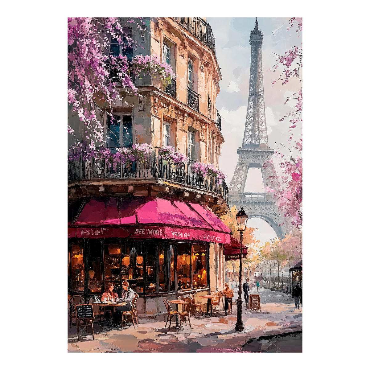 LEINWANDBILD Städte, Architektur 70/100 cm  - Multicolor, Basics, Holz/Textil (70/100cm)