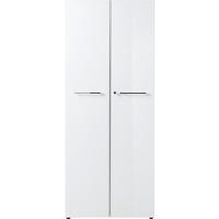 AKTENSCHRANK 80/196/37 cm  - Weiss, Modern, Glas/Holzwerkstoff (80/196/37cm) - Germania