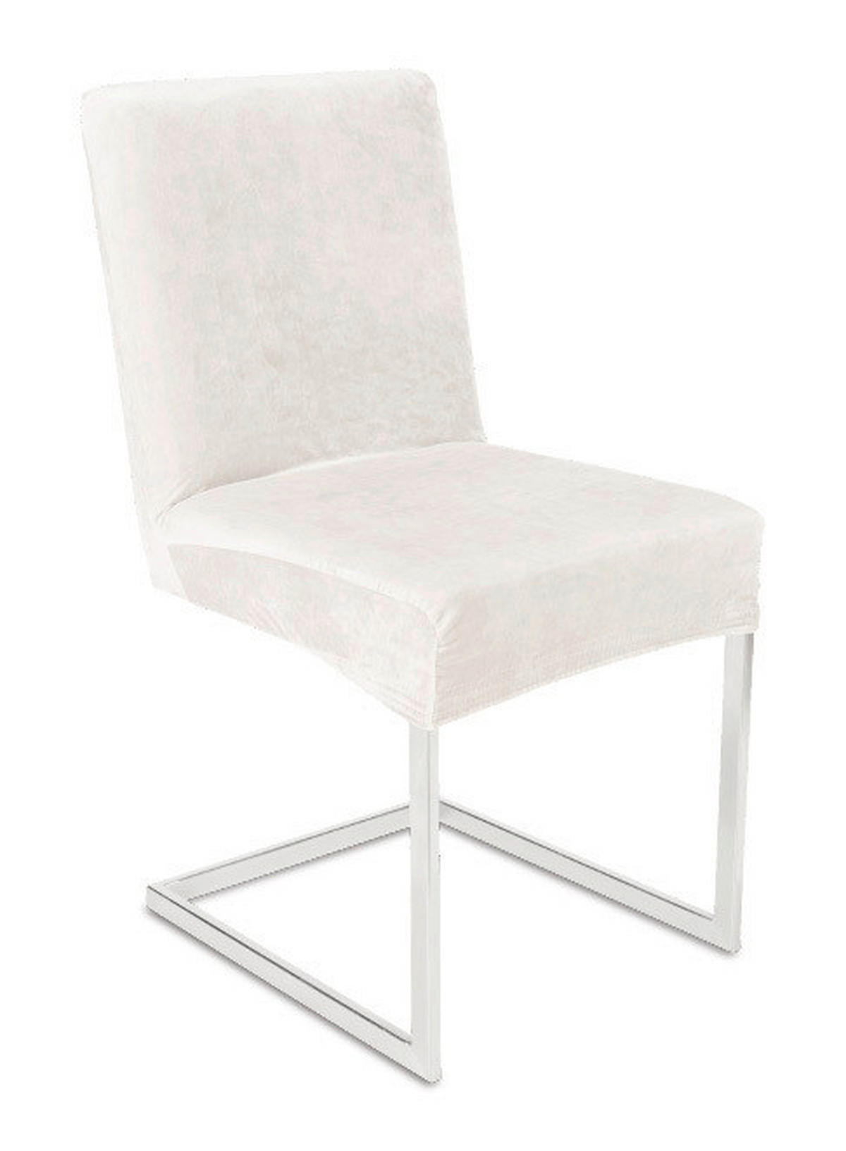 POVLAK NA ŽIDLI, bílá - bílá, Basics, textil (64/48/48cm) - Novel