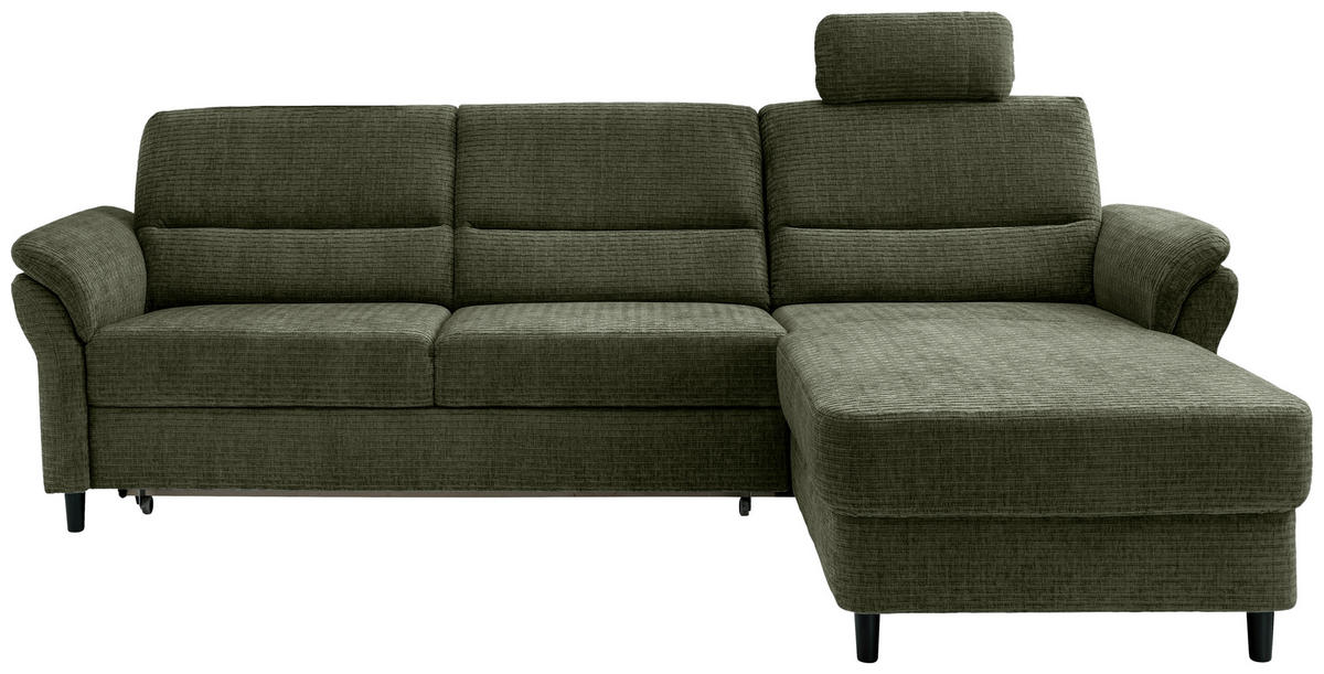 ECKSOFA Olivgrün Mikrofaser von LIVETASTIC