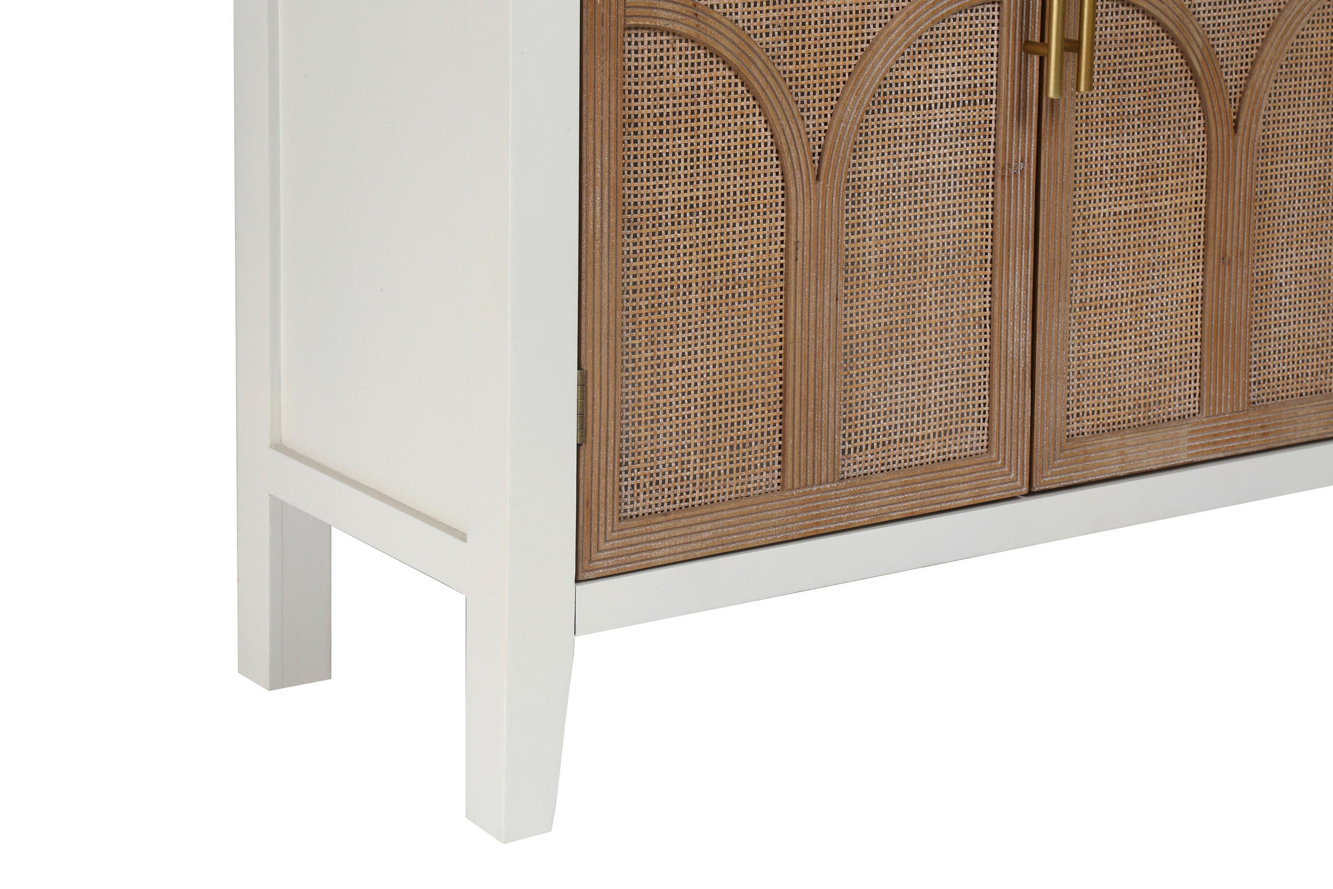 KOMMODE 80/85/35 cm  in Naturfarben, Weiß  - Goldfarben/Weiß, KONVENTIONELL, Holz/Holzwerkstoff (80/85/35cm) - Livetastic