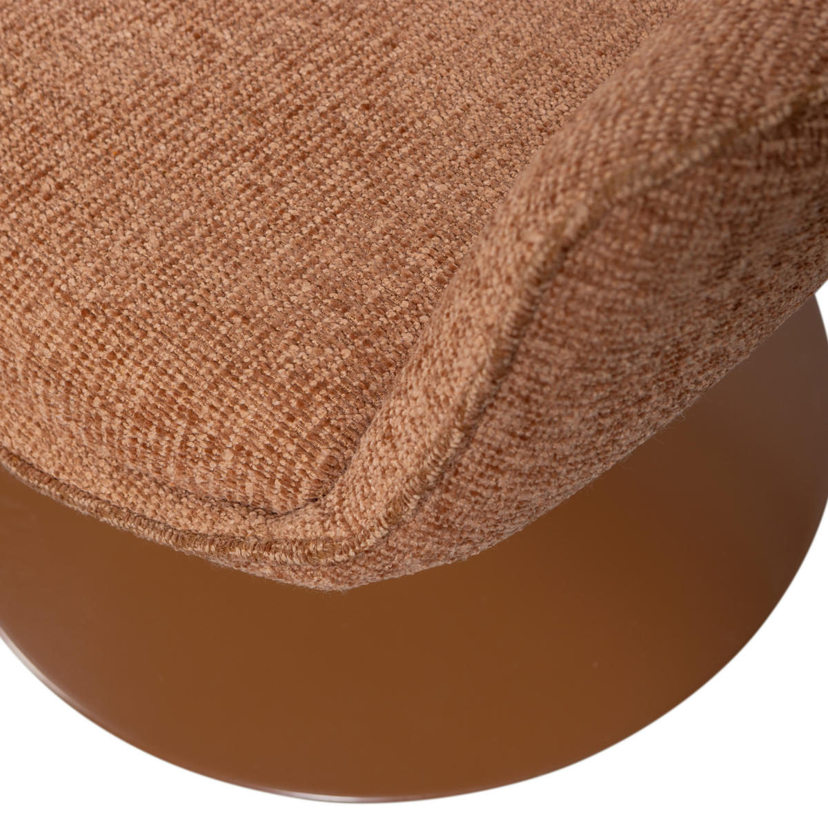 SESSEL in Webstoff Orange  - Orange, Design, Textil/Metall (79/91/76cm) - Livetastic