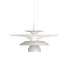 HÄNGLAMPA Picasso 38/16,5 cm  - vit, Design, metall (38/16,5cm) - Belid