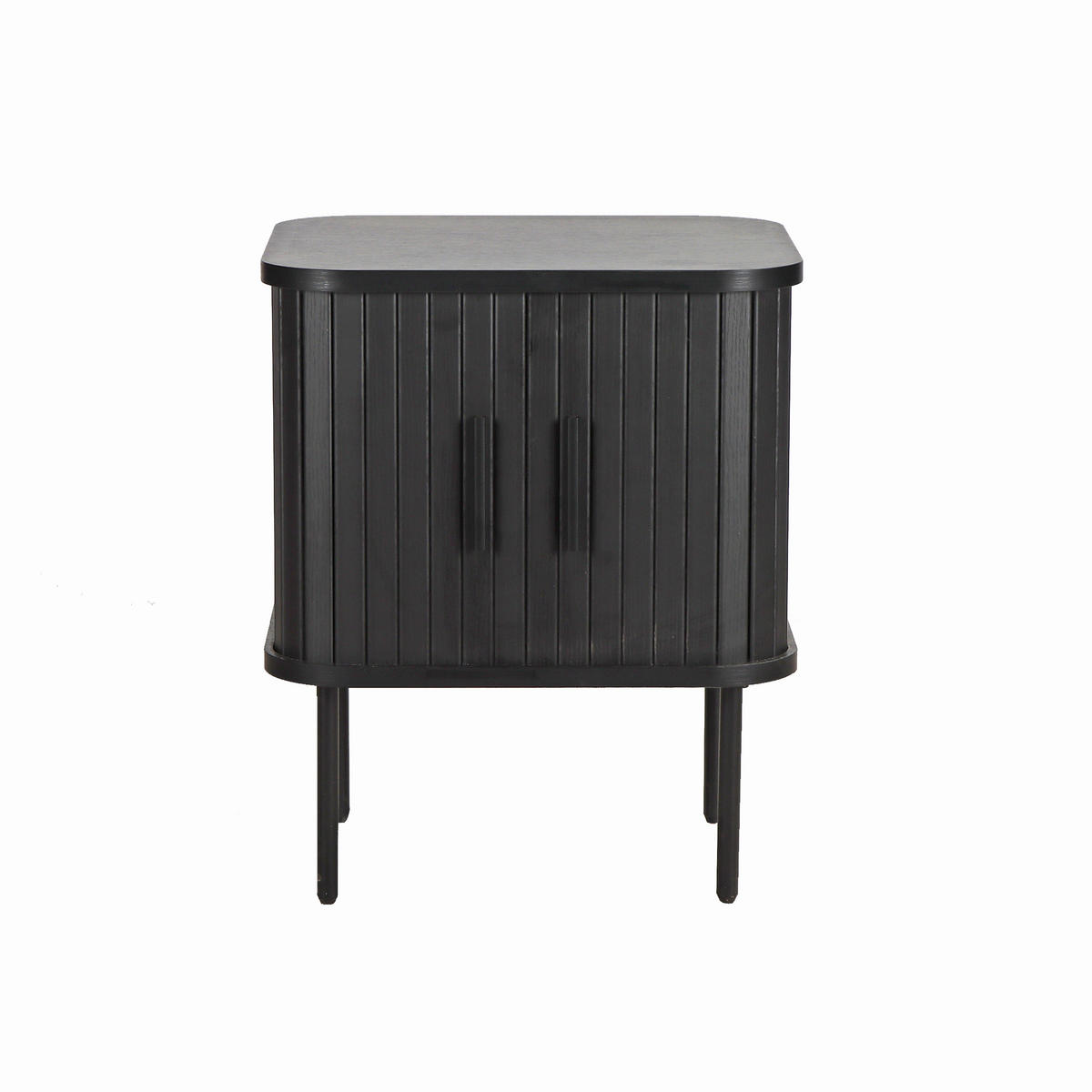 NACHTTISCH 45/55/40 cm  - Schwarz, Design, Holzwerkstoff/Metall (45/55/40cm) - Livetastic