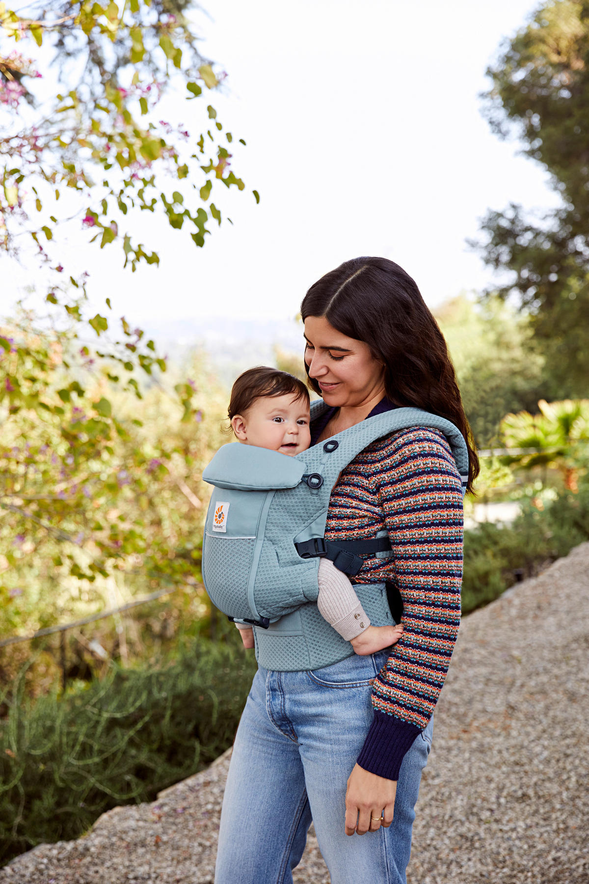 BABYTRAGE Adapt Soft Flex Mesh  - Hellblau, Basics, Textil (26,8/17/17cm) - Ergobaby