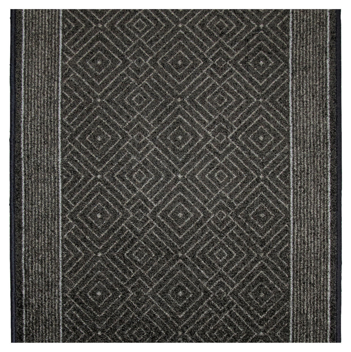 LÄUFER 67 cm Lund  - Anthrazit, KONVENTIONELL, Kunststoff/Textil (67cm) - Esposa
