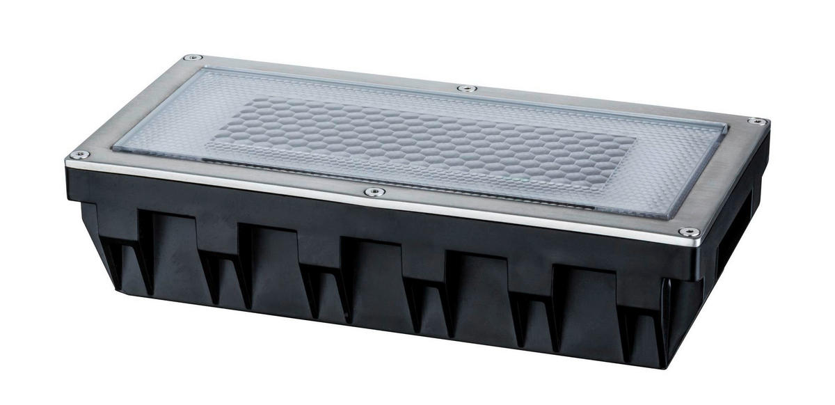 SOLARLEUCHTE 20/5,1/10 cm   - Klar/Edelstahlfarben, Basics, Metall (20/5,1/10cm) - Paulmann
