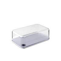 SERVIERBOX Moduka 2,8 L  - Transparent/Weiß, Basics, Kunststoff (27,1/17,4/10,3cm) - Mepal