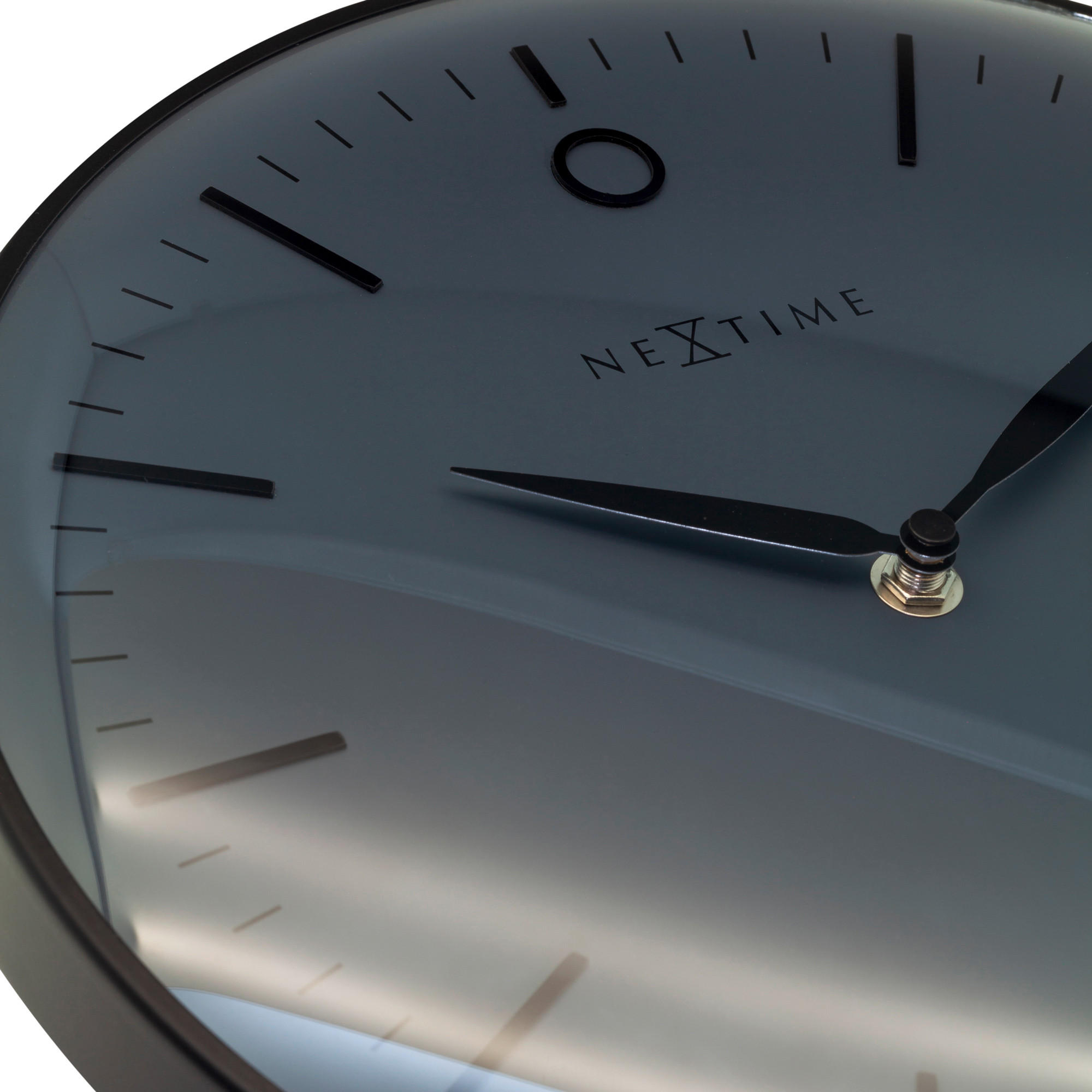 WANDUHR  Schwarz  - Schwarz, Basics, Glas/Metall (30/30/4,3cm)