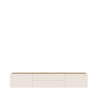 TV-ELEMENT kašmir  - kašmir, Design, kovina/leseni material (206/37/47cm) - Hom`in