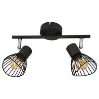 DECKENSTRAHLER 8/39/15 cm  - Schwarz, Basics, Metall (8/39/15cm)