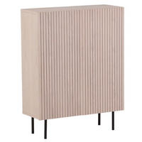 HIGHBOARD  in 80/103/30 cm  - Eichefarben/Schwarz, Design, Holz/Holzwerkstoff (80/103/30cm) - Livetastic