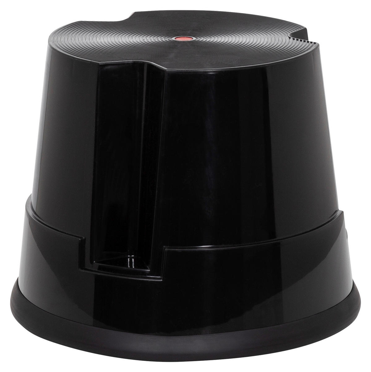 TRITTHOCKER Schwarz  - Schwarz, MODERN, Kunststoff (39/32/39cm) - MID.YOU