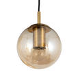 HÄNGELEUCHTE 62/135 cm  - Bernsteinfarben, Trend, Glas/Metall (62/135cm) - Novel